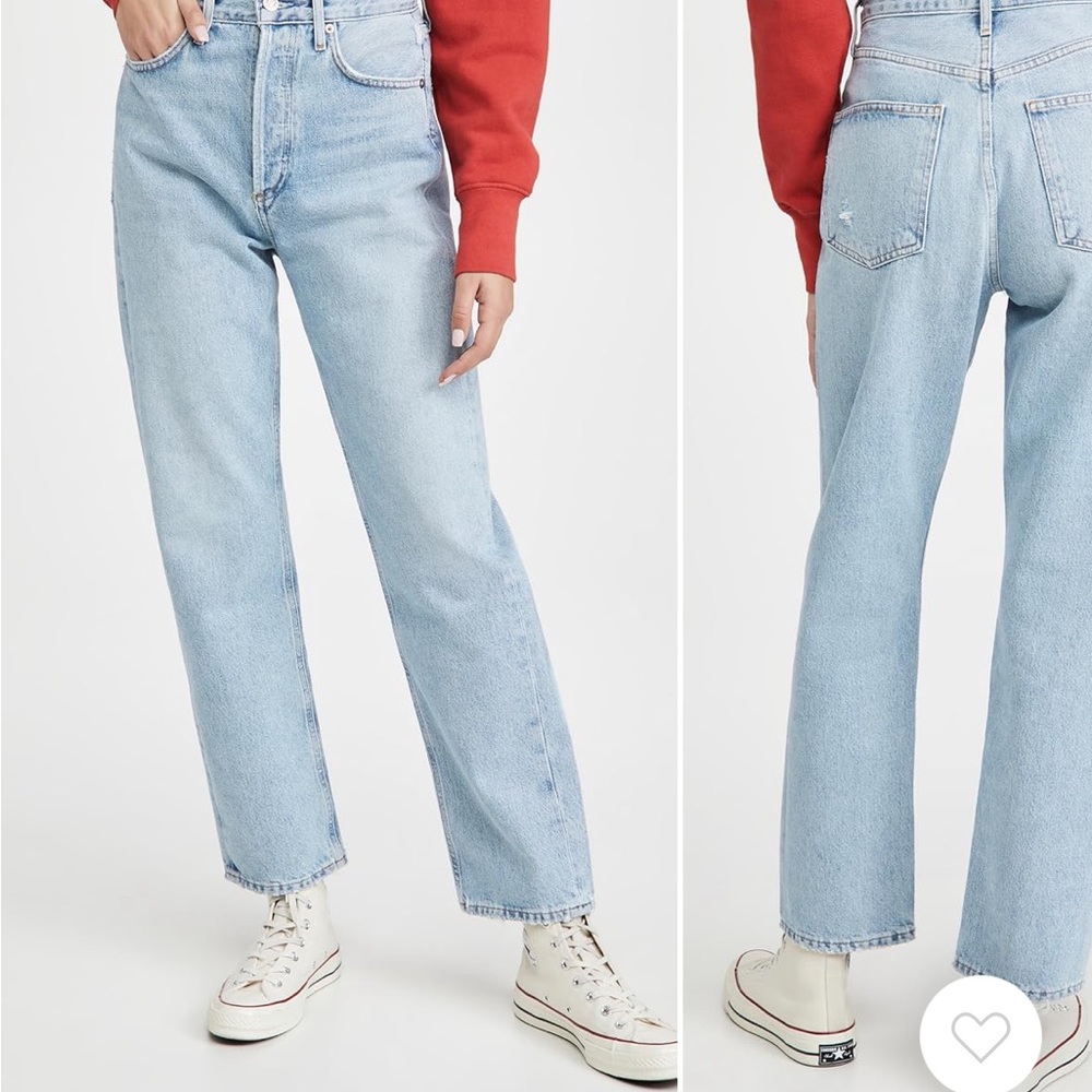 AGOLDE 90s mid rise loose straight leg